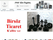 Tablet Screenshot of birsozticaret.com